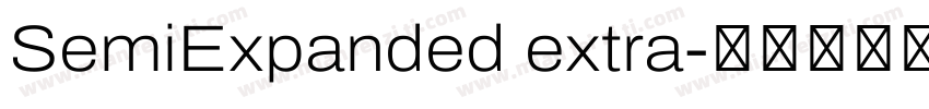 SemiExpanded extra字体转换